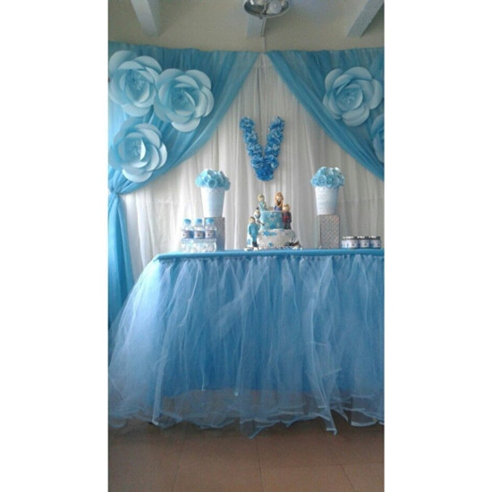 Tül Kri̇stal Mavi̇