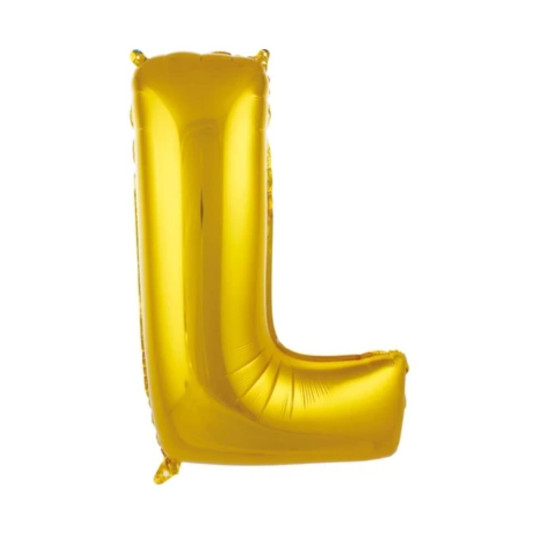 34 İnc Folyo Balon Harf Altin L