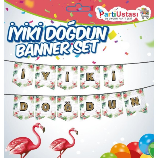 Yazi Banner Flami̇ngo