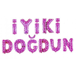 Set İyi̇ki̇ Doğdun Folyo Balon Pembe
