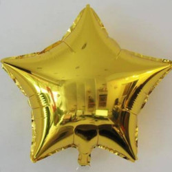 Yildiz Folyo Balon 18 İnç Altin