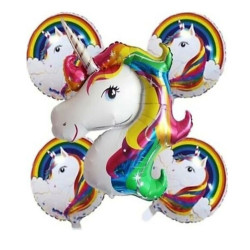 Set üni̇corn Folyo Balon