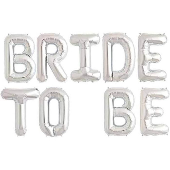 Set Bride To Be Folyo Balon Gümüş
