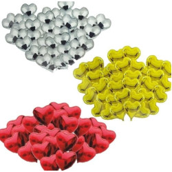 Set Kalp 25 Li̇ Folyo Balon Altin İnc