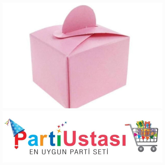 Lokum Kutusu Pembe 50 Ad