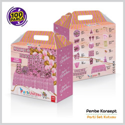 Parti̇ Seti̇ İyi̇ Doğdun Pembe