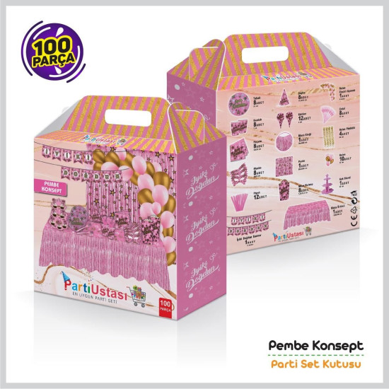 Parti̇ Seti̇ İyi̇ Doğdun Pembe