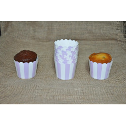 Kapsül 25 Li̇ Pastel çi̇zgi̇li̇ Mor
