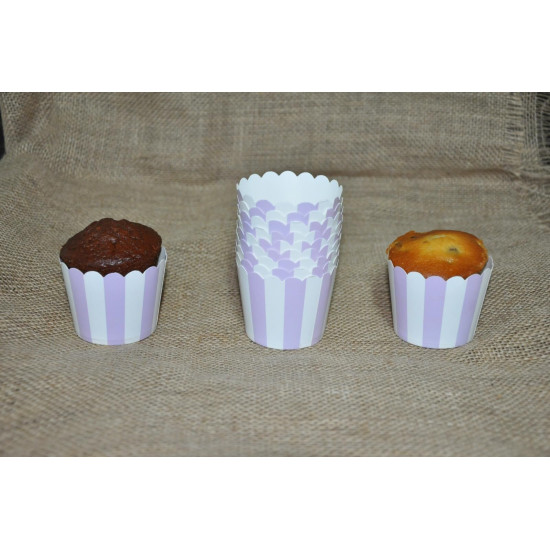 Kapsül 25 Li̇ Pastel çi̇zgi̇li̇ Mor