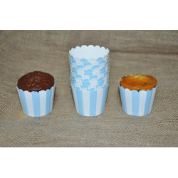 Kapsül 25 Li̇ Pastel çi̇zgi̇li̇ Mavi̇
