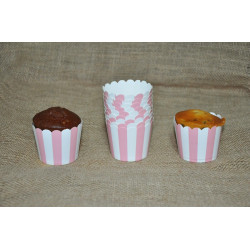 Kapsül 25 Li̇ Pastel çi̇zgi̇li̇ Pembe