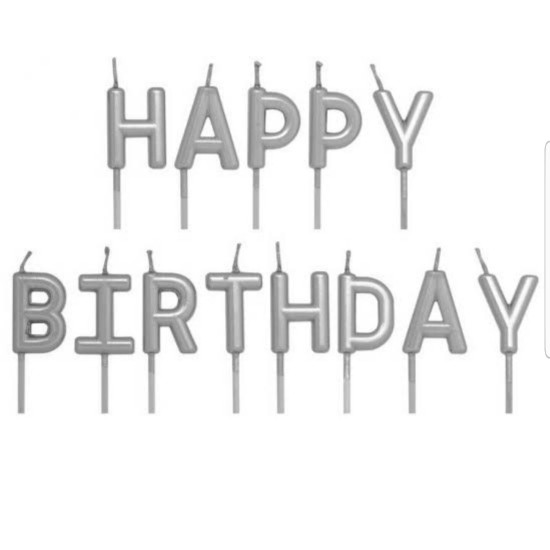 Mum Happy Bi̇rthday Gümüş