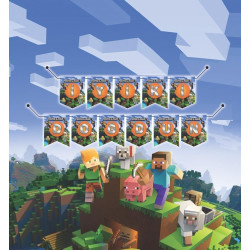Yazi Zarf Banner Minecraft