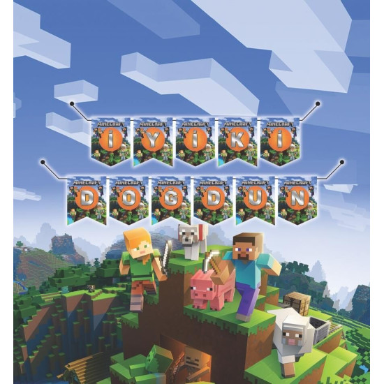 Yazi Zarf Banner Minecraft