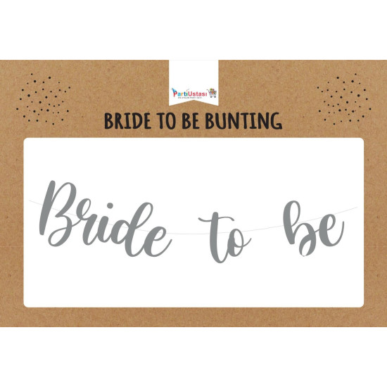 Koreografi̇ Bri̇de To Be Banner Gümüş