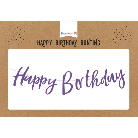 Koreografi̇ Happy Bi̇rthday Banner Mor