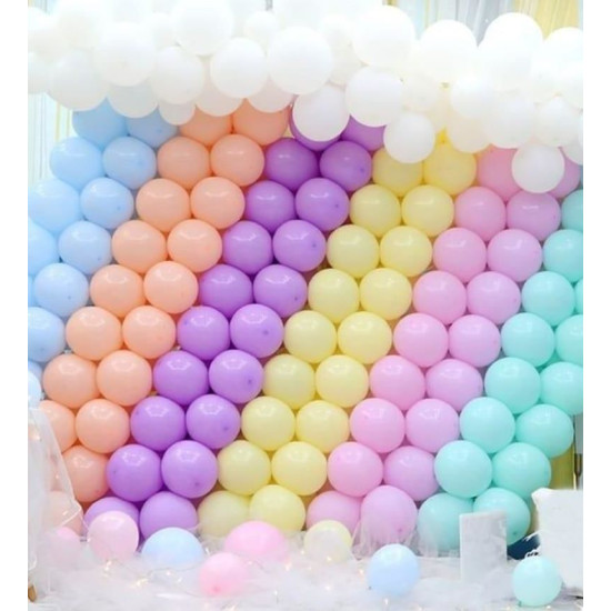 Balon Macaron Mavi̇ 100 Lü
