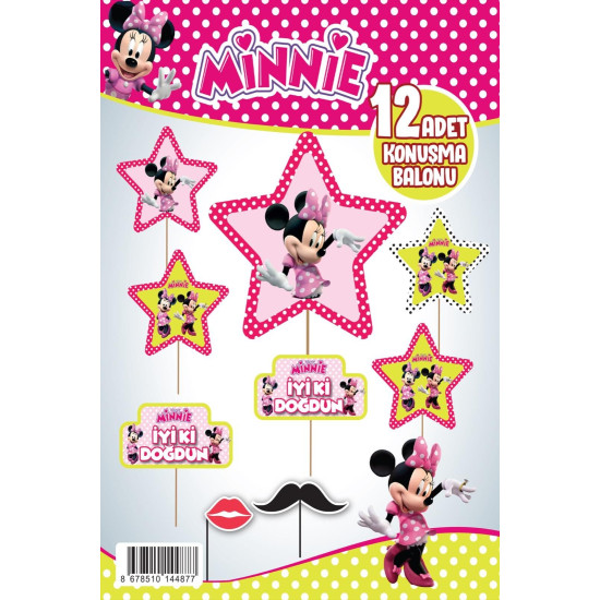 Konuşma Balonu Set 12 Li̇ Mi̇nni̇e