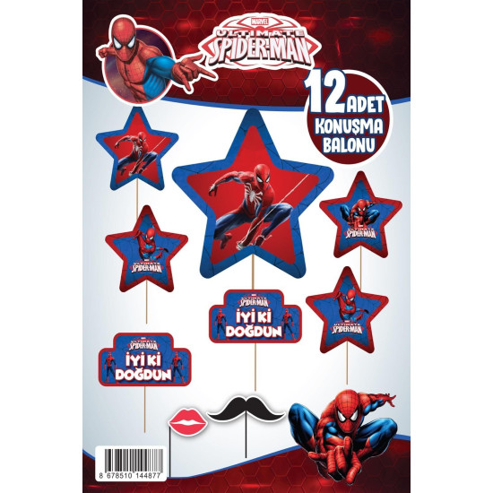 Konuşma Balonu Set 12 Li̇ örümcek