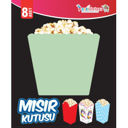 MISIR KUTUSU SOFT YEŞİL 8 Lİ
