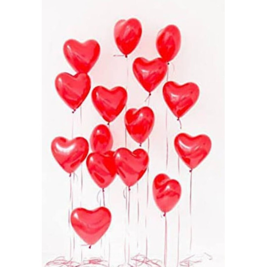 Balon Kalp Kirmizi 100lü