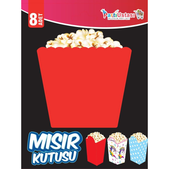 MISIR KUTUSU KIRMIZI 8 Lİ