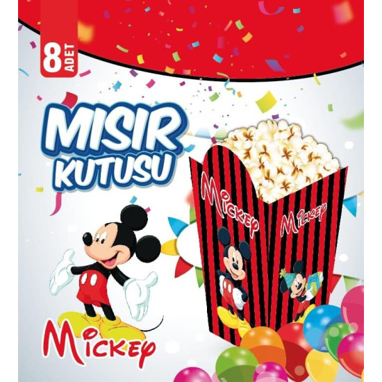 MISIR KUTUSU MİCKEY 8 Lİ