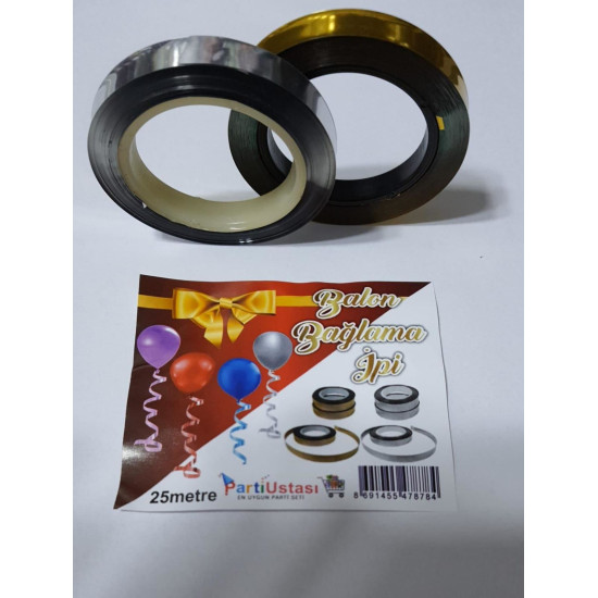 Balon Bağlama İpi̇ Tekli̇ Altin