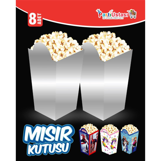 MISIR KUTUSU GÜMÜŞ  8 Lİ