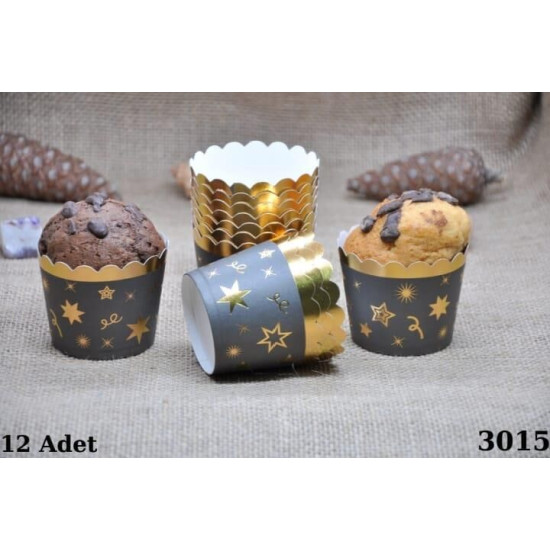 Kapsül 12 Li̇ Varakli Yildiz Si̇yah Gold Kapsül 12 Li̇ Varakli Yildiz Si̇yah Gold