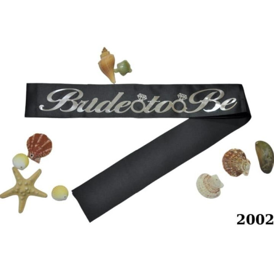 Kuşak Bride To Be Si̇yah Gümüş