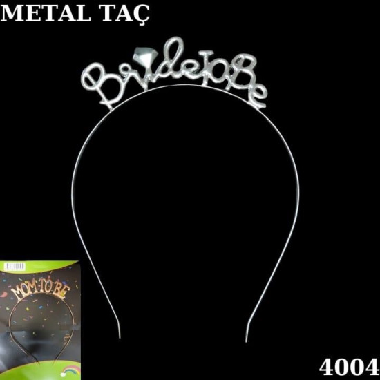 Taç Metal Bri̇de To Be Gümüş