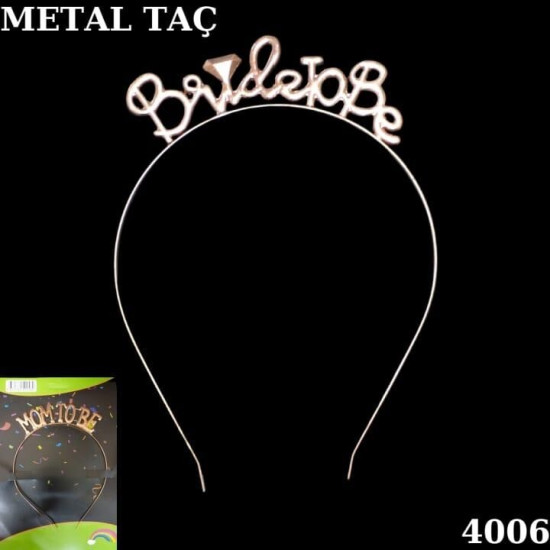 Taç Metal Bri̇de To Be Rose Gold Taç Metal Bri̇de To Be Rose Gold