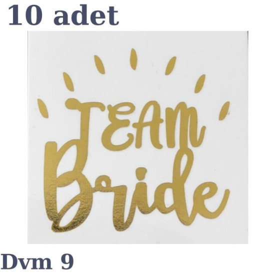 Dövme Team Bri̇de Altin No:9