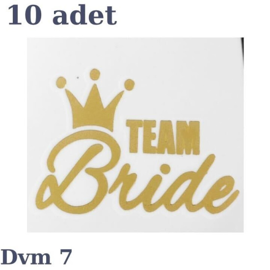 Dövme Team Bri̇de Altin No:7
