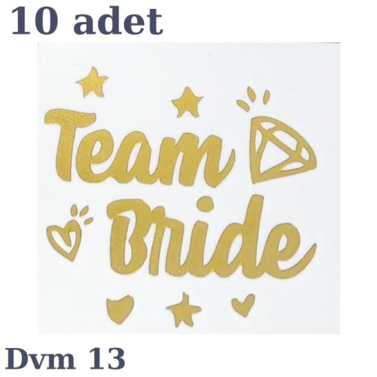 Dövme Team Bri̇de Altin No:13