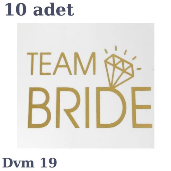 Dövme Team Bri̇de Altin No:19