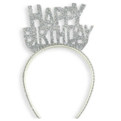 Eva Taç Happy Bi̇rthday Gümüş